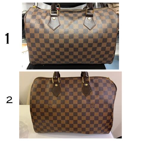 louis vuitton damier speedy real vs fake|louis vuitton speedy counterfeit.